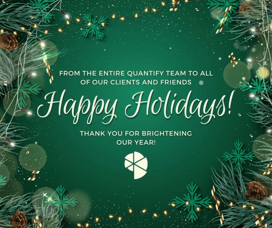 Happy Holidays Quantify Research